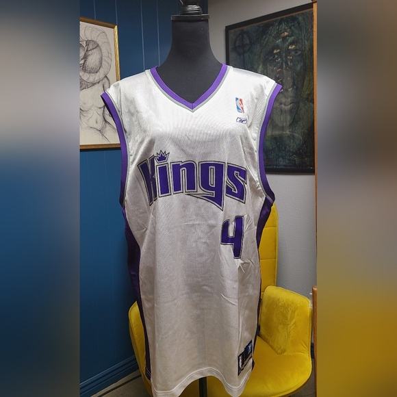 KINGS #4 WEBER Reebok Jersey Size L - Picture 1 of 8